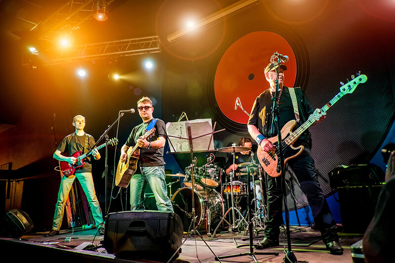 Concert de musique rock